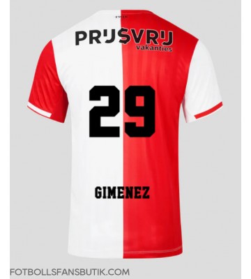 Feyenoord Santiago Gimenez #29 Replika Hemmatröja 2023-24 Kortärmad